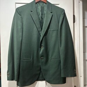 Men's Vintage 1960's The Gay Blade Forest Green Single Button Blazer